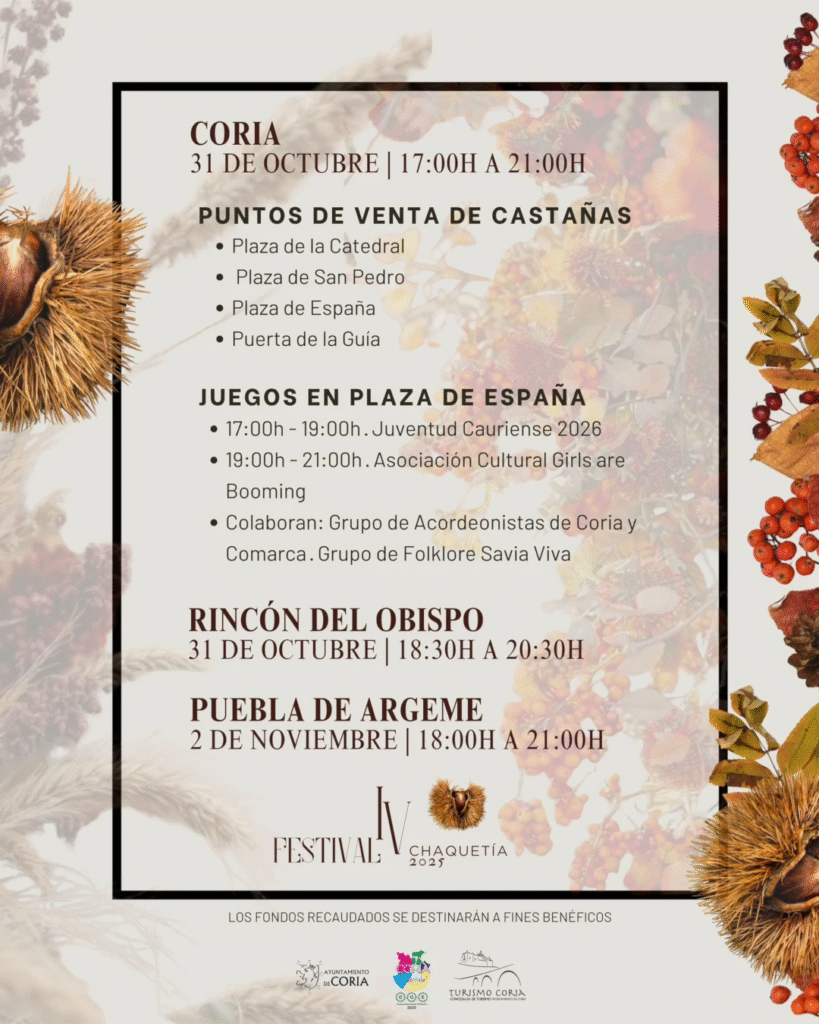 Cartel oficial del IV Festival de la Chaquetía 2025